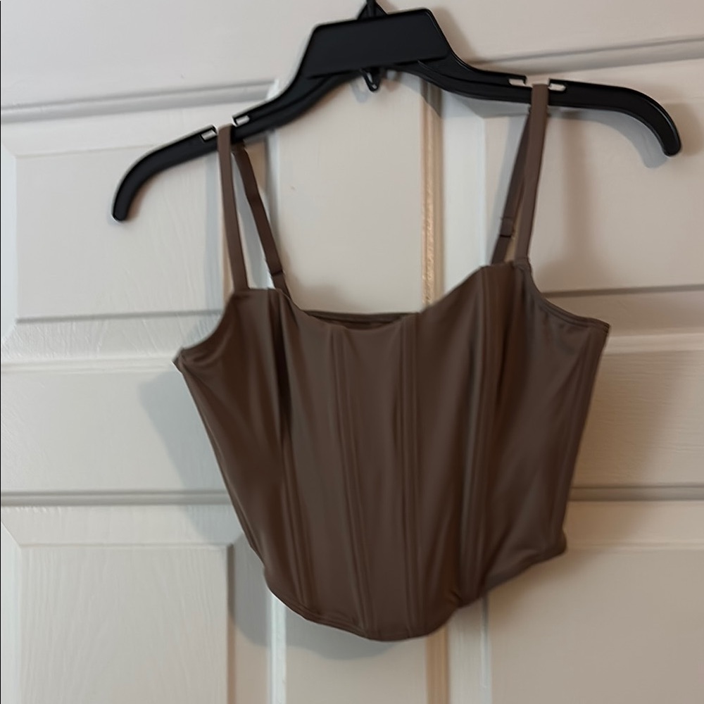 Brown Corset Top
